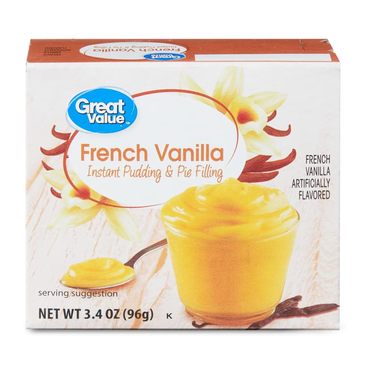 Great Value Instant Pudding & Pie Filling, French Vanilla