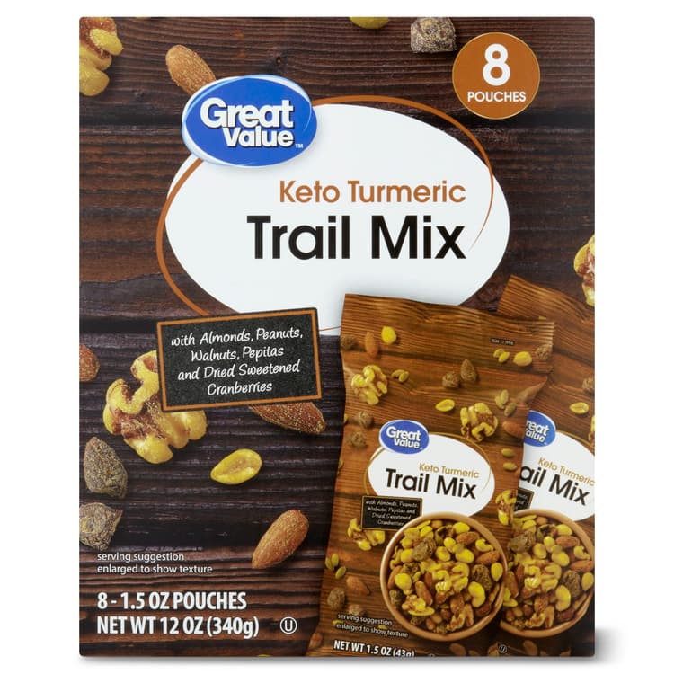 Great Value Keto Turmeric Trail Mix 8 Pouches