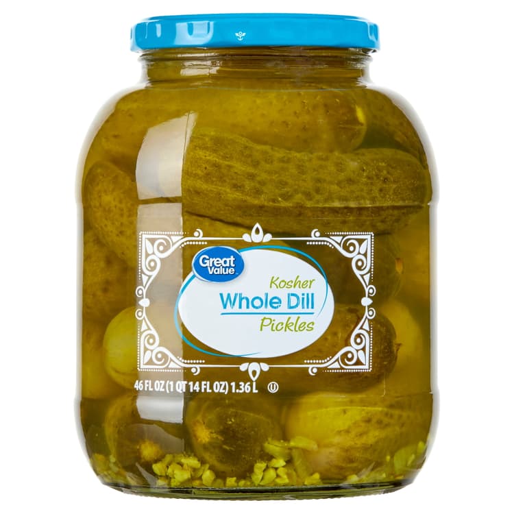 Great Value Kosher Whole Dill Pickles