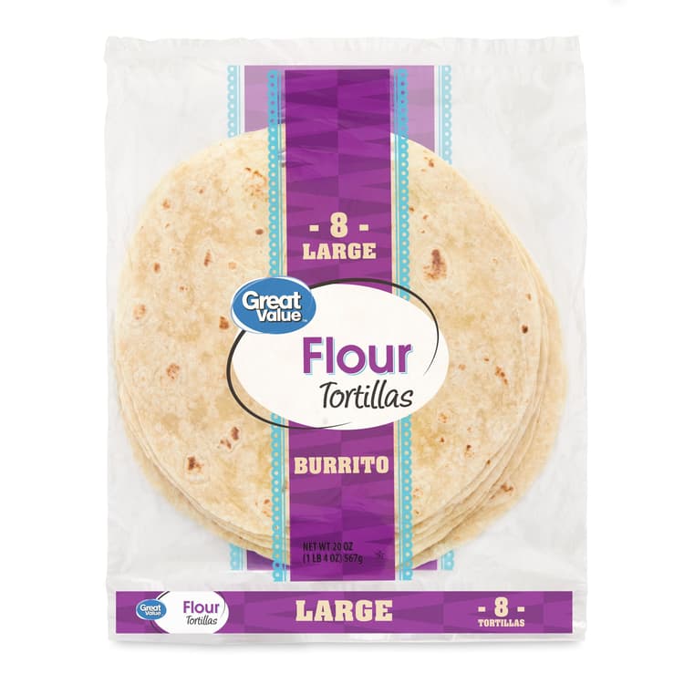 Great Value Large Burrito Flour Tortillas