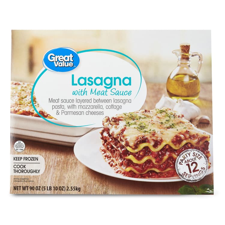 Great Value Lasagna With Meat Sauce