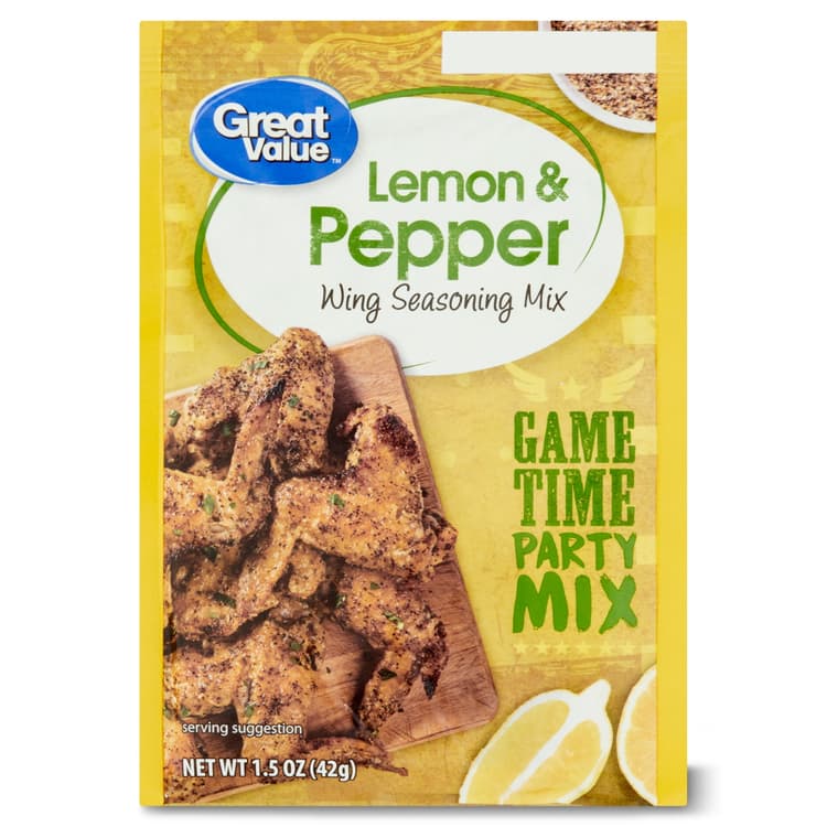 Great Value Lemon & Pepper Wing Mix