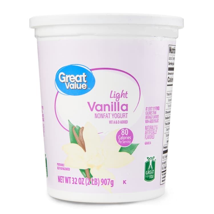Great Value Light Vanilla Nonfat Yogurt