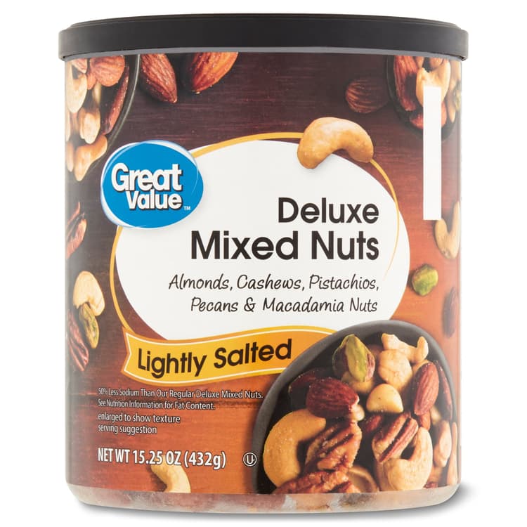 Great Value Deluxe Mixed Nuts Lightly Salted
