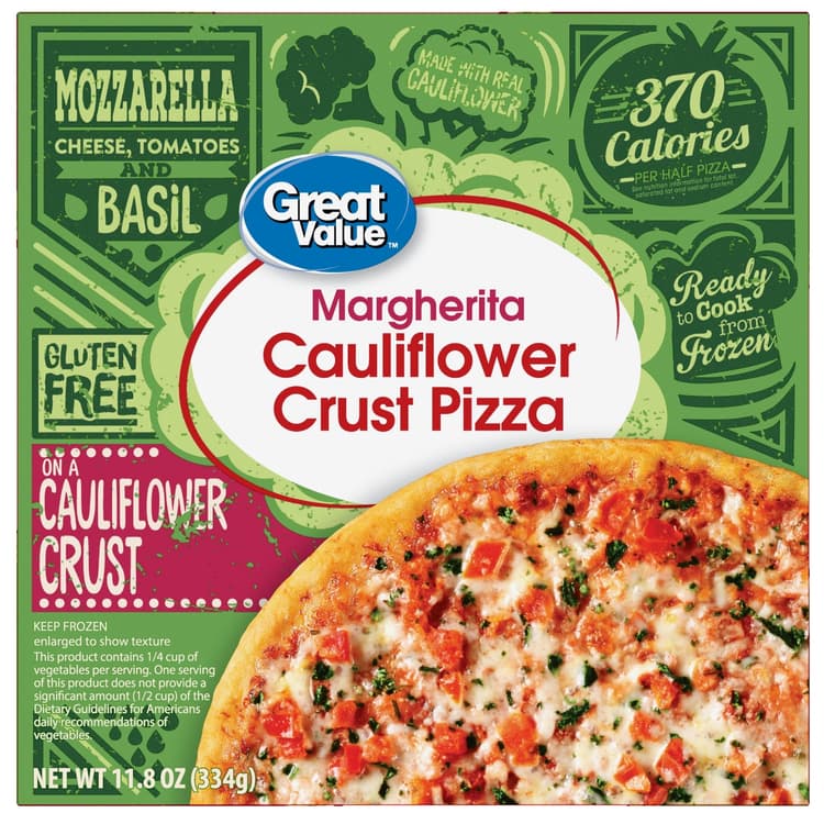 Great Value Margherita Cauliflower Thin Crust Pizza