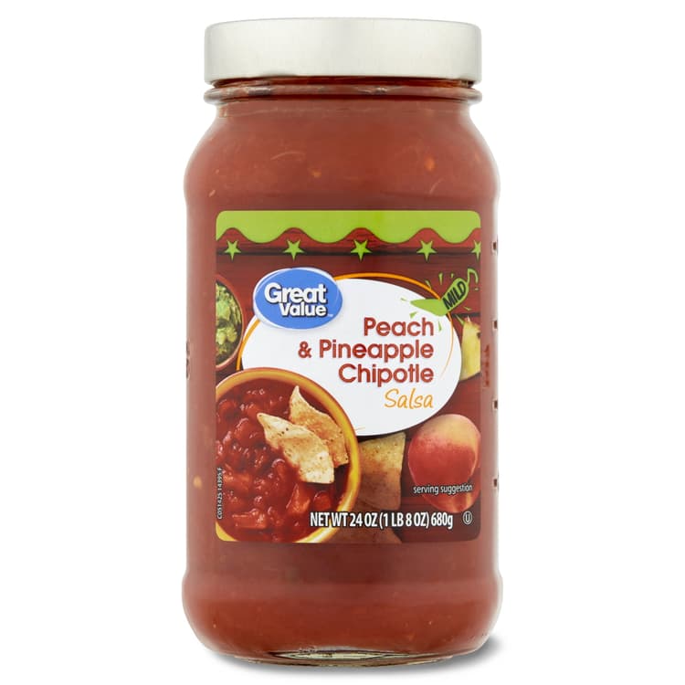 Great Value Peach & Pineapple Chipotle Salsa, Mild