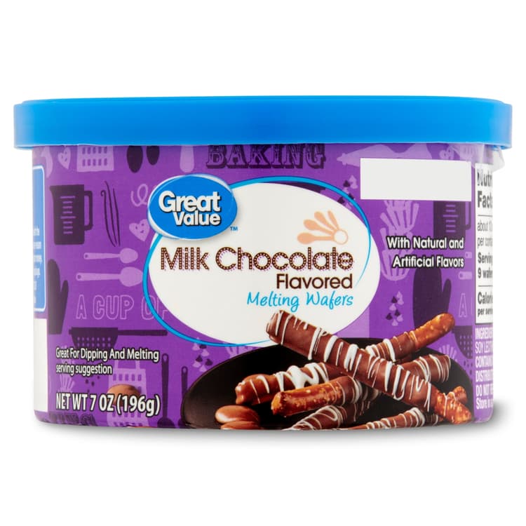 Great Value Milk Chocolate Flavored Melting Wafer