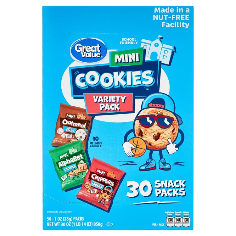 Great Value Mini Cookies Variety