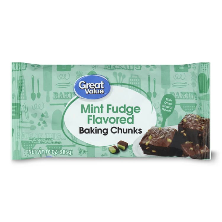 Great Value Mint Fudge Baking Chunk
