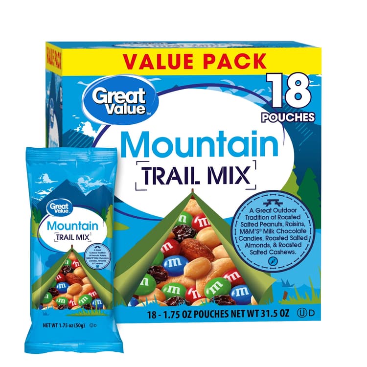 Great Value Mountain Trail Mix Value Pack