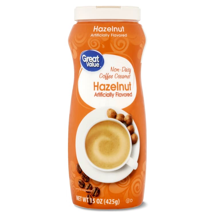 Great Value Non-Dairy Hazelnut Coffee Creamer