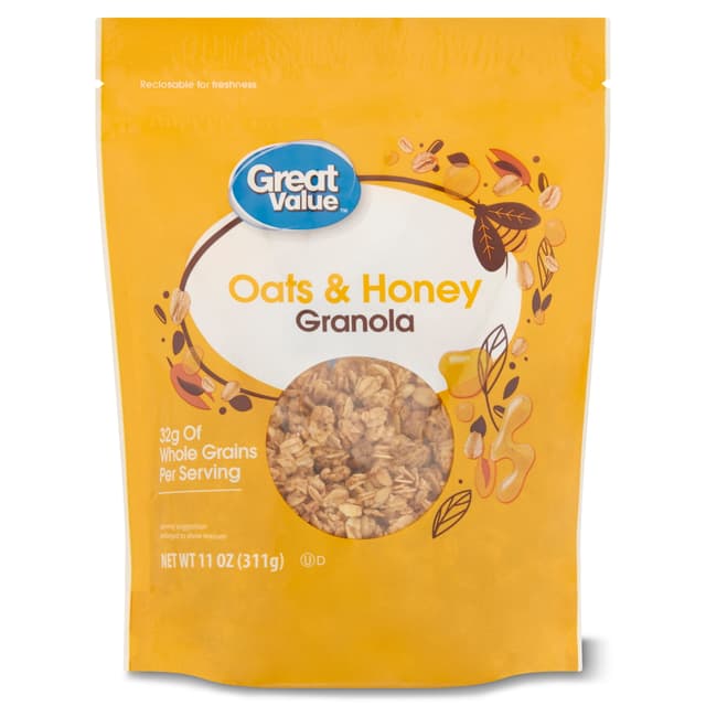 Is it PCOS Friendly? Great Value Oats & Honey Granola