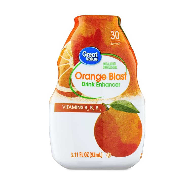 Great Value Orange Blast Drink Enhancer, Oz