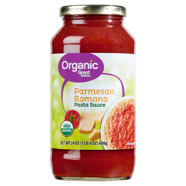 Great Value Organic Parmesan Romano Pasta Sauce