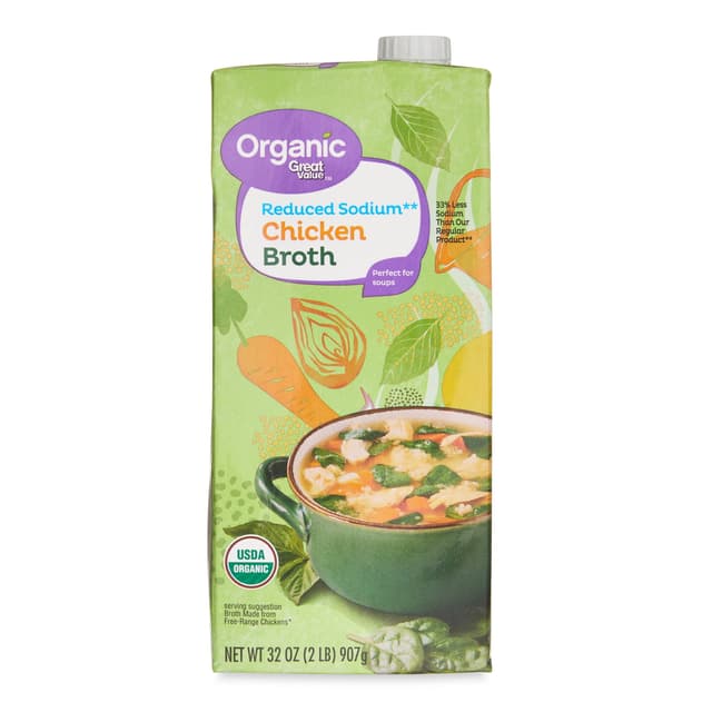 Is it GERD Friendly? Great Value Organic Low Sodium Chicken Broth