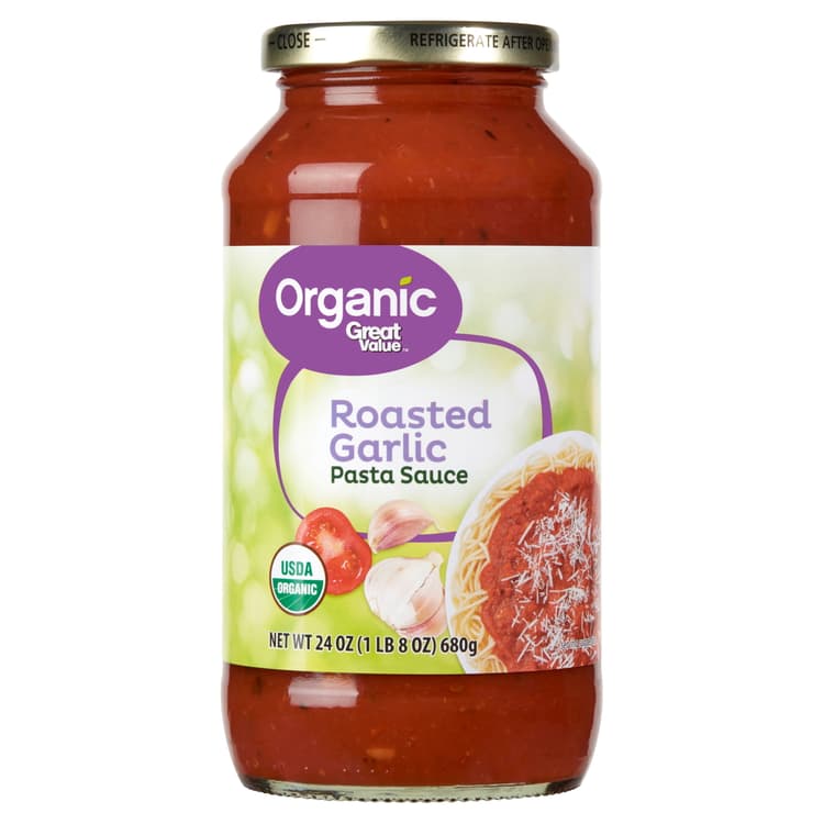 Great Value Organic Roasted Garlic Pasta Sauce