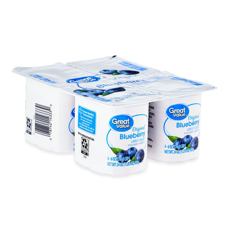 Great Value Original Blueberry Lowfat Yogurt
