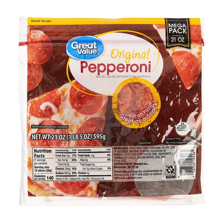 Great Value Original Pepperoni Mega