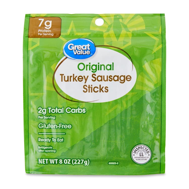 Great Value Original Turkey Sausage Sticks