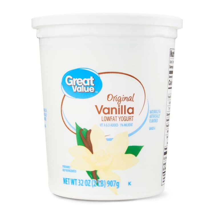 Great Value Lowfat Vanilla Yogurt