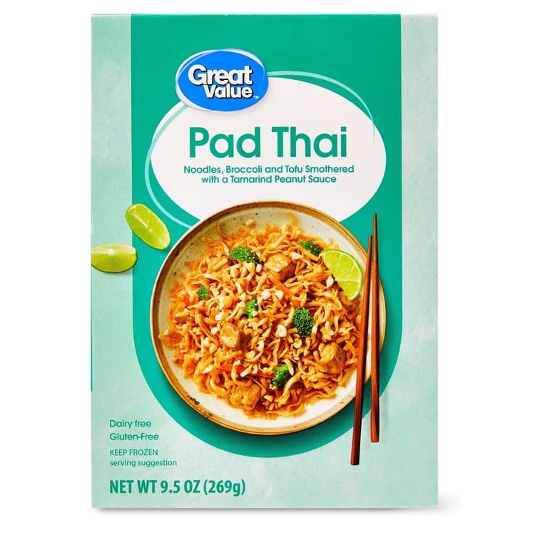 Great Value Pad Thai, Better For You Meal, (Regular , Gluten- Free