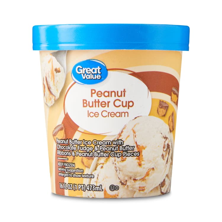 Great Value Peanut Butter Cup Ice Cream