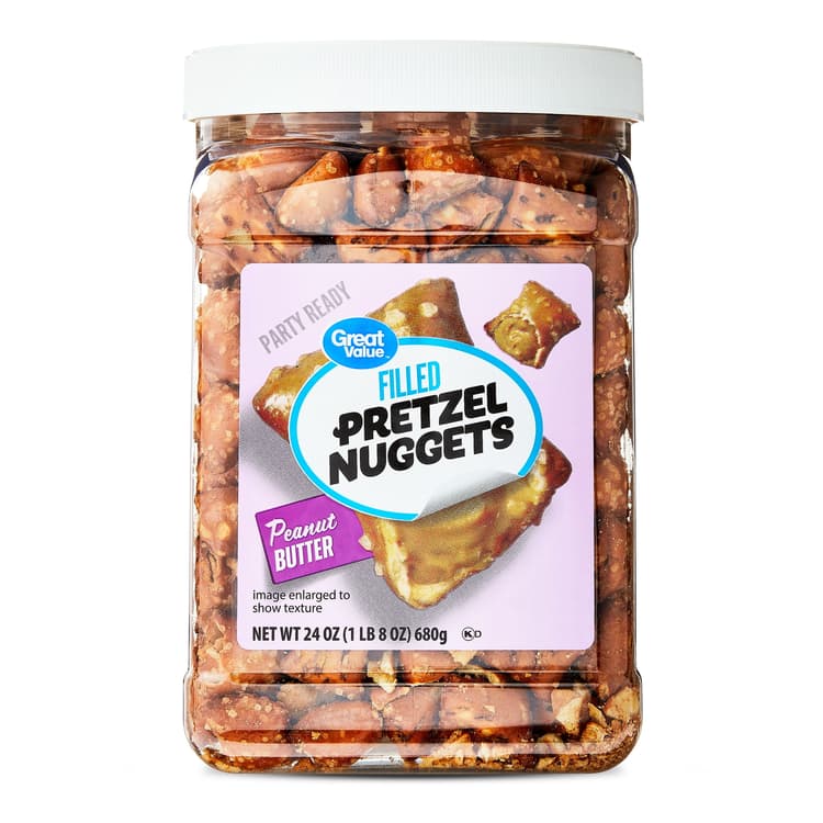 Great Value Peanut Butter Filled Pretzel Nuggets