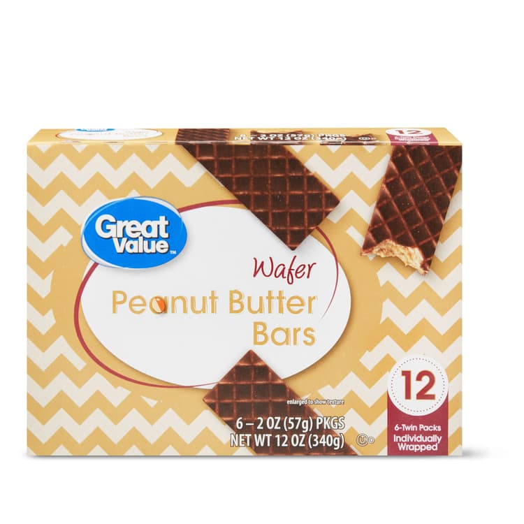 Great Value Peanut Butter Wafer Bars