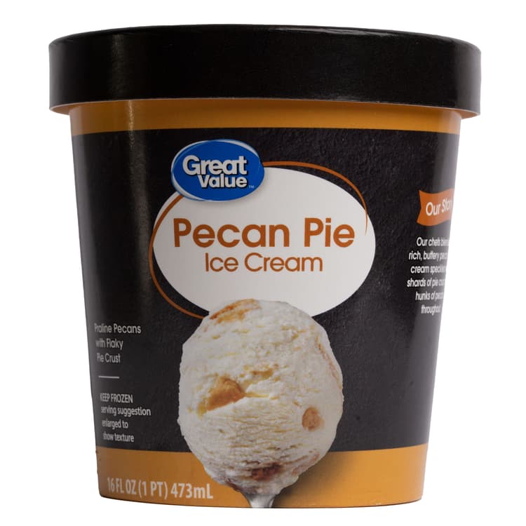 Great Value Pecan Pie Ice Cream