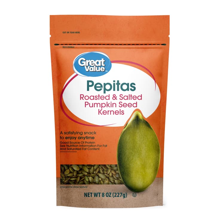 Great Value Pepitas Roasted & Salted Pumpkin Seed Kernels