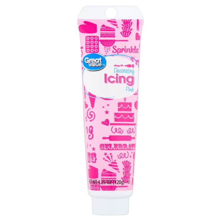 Great Value Pink Decorating Icing