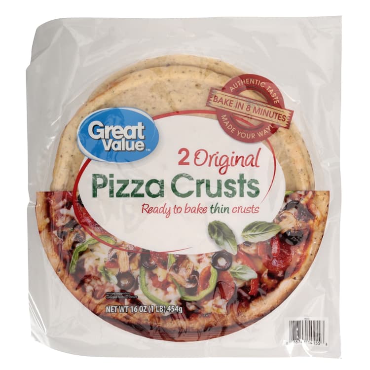 Great Value Pizza Crusts, Original