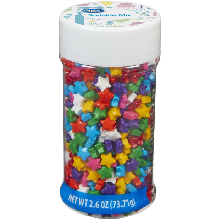 Great Value Rainbow Stars Sprinkles Mix