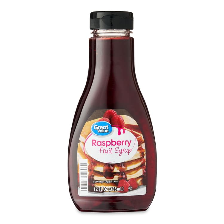 Great Value Raspberry Fruit Syrup