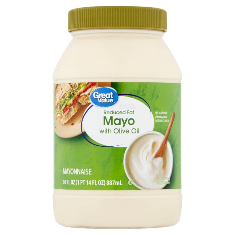 Great Value Reduced Fat Mayonnaise With Olive Oil