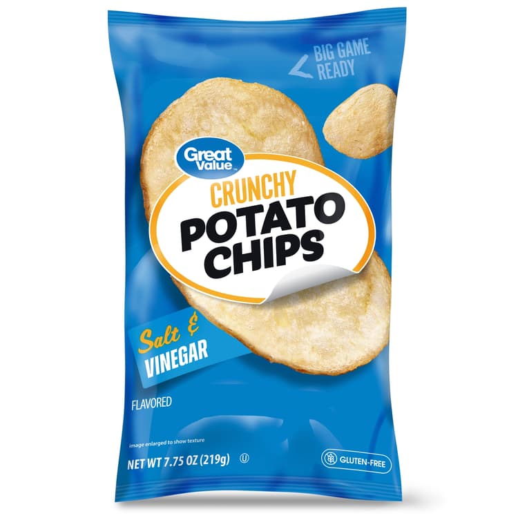 Great Value Salt & Vinegar Potato Chips