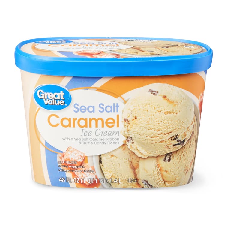 Great Value Sea Salt Caramel Ice Cream