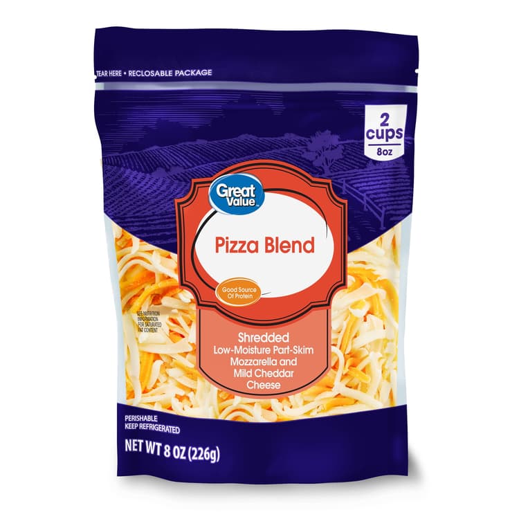 Great Value Shredded Pizza Blend Cheese