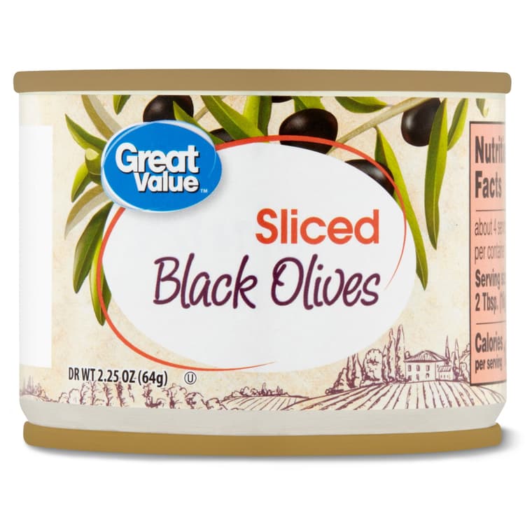 Great Value Sliced Black Olives