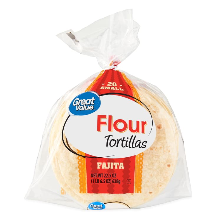 Great Value Small Fajita Flour Tortillas