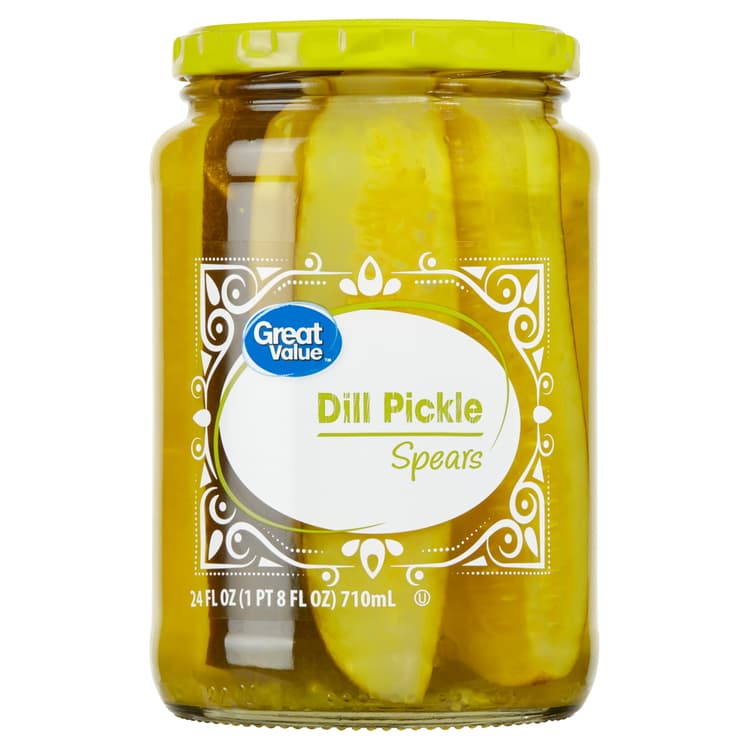 Great Value Spears Dill Pickle Fresh
