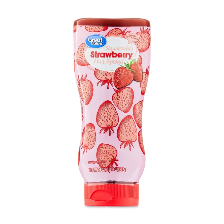 Great Value Squeezable Strawberry Fruit Spread