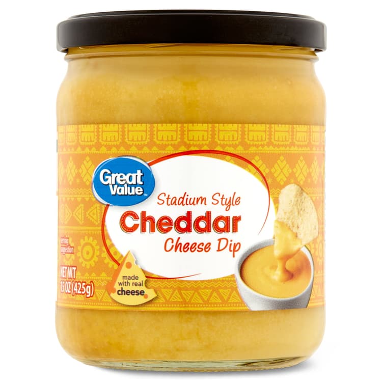 Great Value Stadium Style Cheddar Cheese Dip