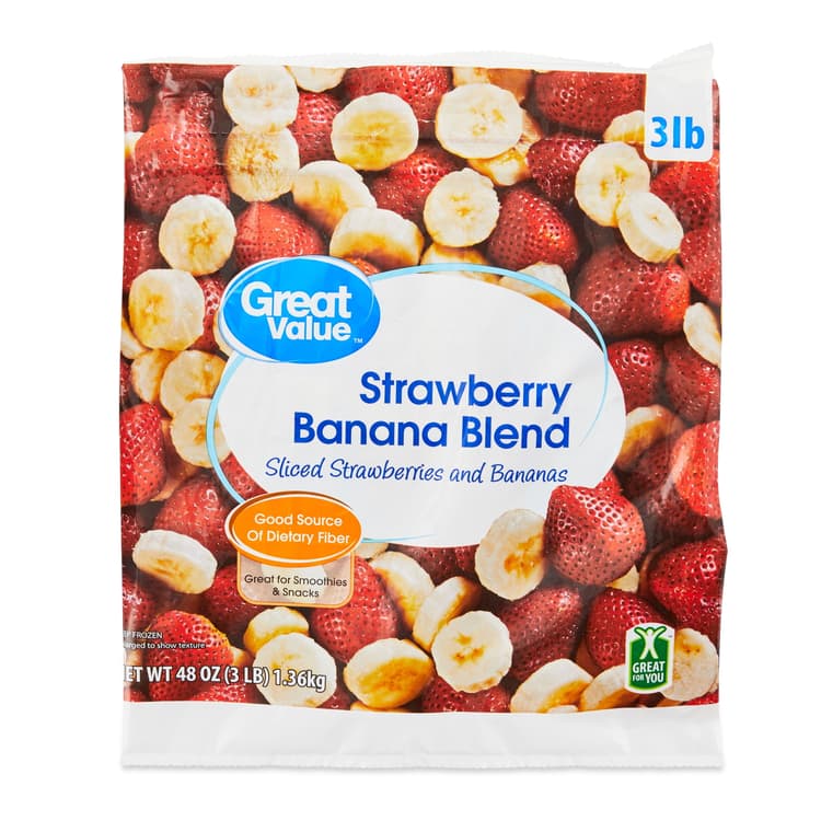 Great Value Strawberry Banana Blend