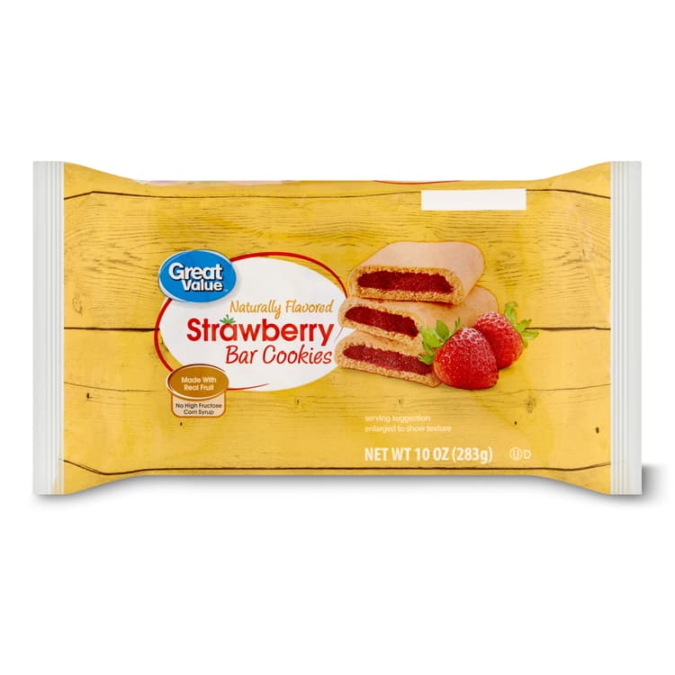 Great Value Strawberry Bar Cookies