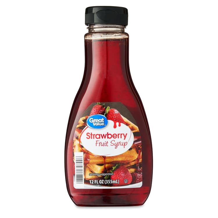 Great Value Strawberry Fruit Syrup