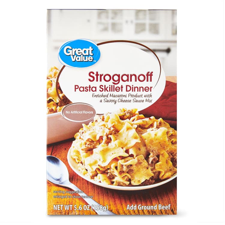 Great Value Stroganoff Pasta Skillet Dinner