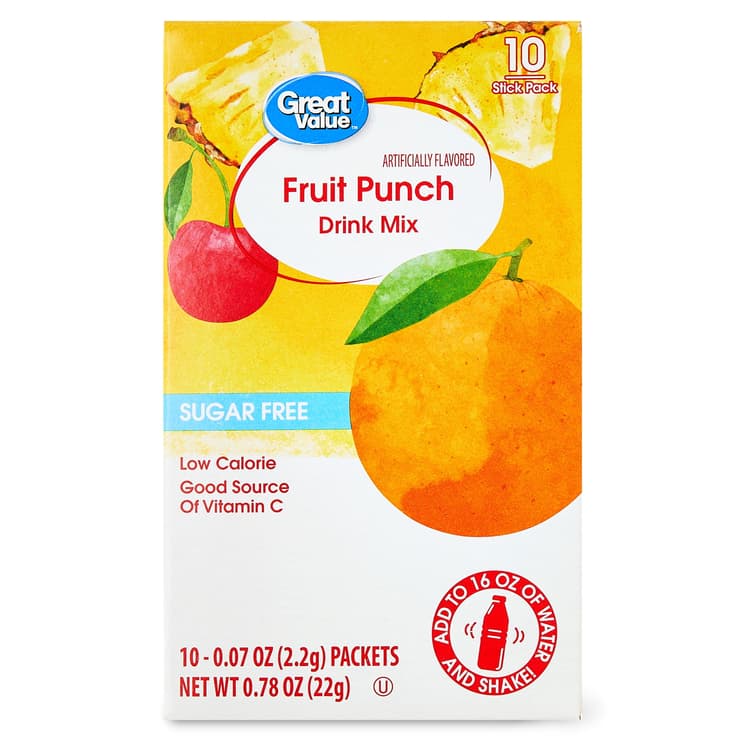 Great Value Fruit Punch Drink Mix