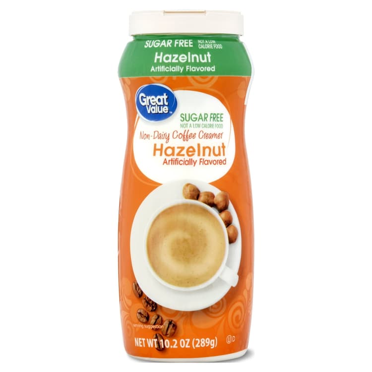 Great Value Sugar Free Hazelnut Coffee Creamer