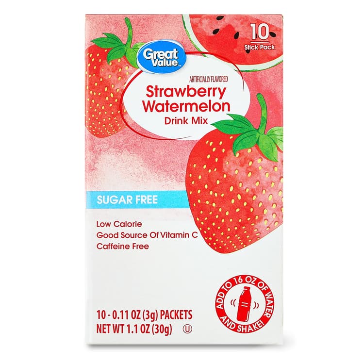 Great Value Strawberry Watermelon Drink Mix